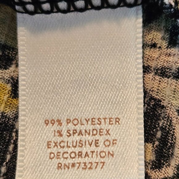 LC Lauren Conrad Women’s Ruffle Cold-Shoulder Top  XL - Picture 7 of 8